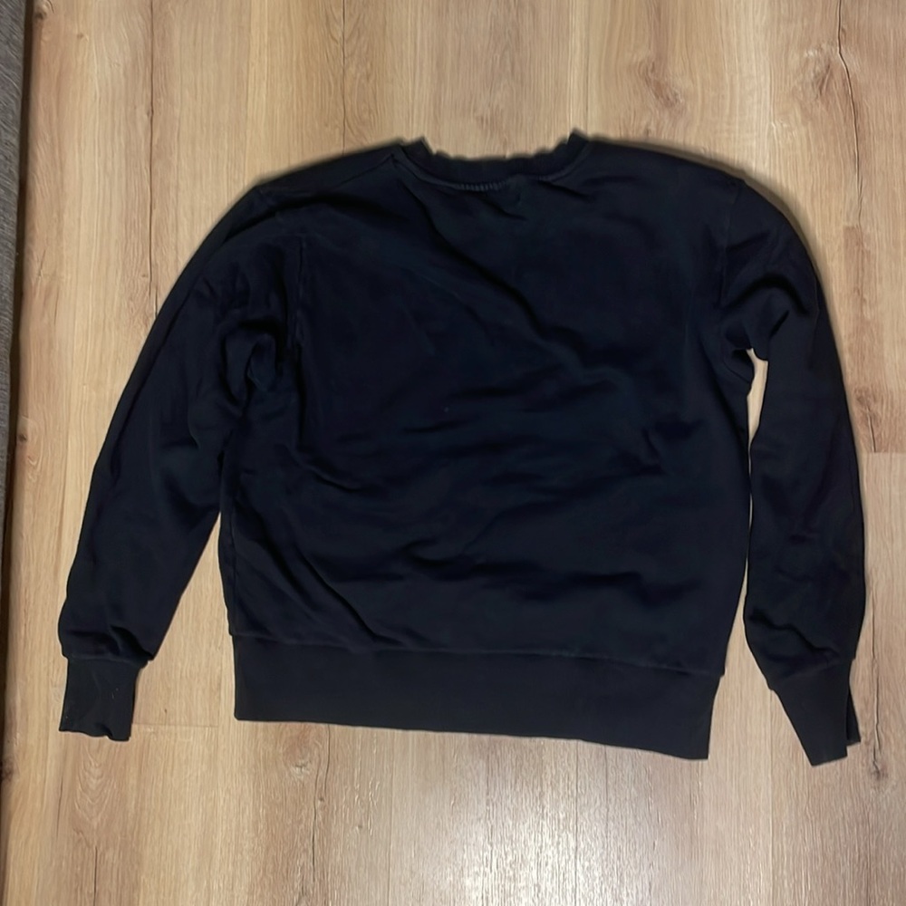 Black Avnier Crewneck Sweater/Sweatshirt. Size Medium. Good Used Condition. M - Picture 3 of 7